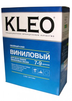 Клей обойный KLEO Line Optima Виниловый 7-9 ( 250гр.) для всех видов виниловых обоев
